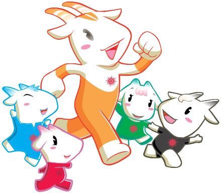 Official mascot of 2010 Asian Games