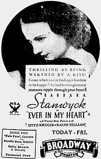 <i>Ever in My Heart</i> 1933 film