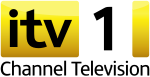 The logo for ITV1 Channel Television used between 2011 and 2013. A version of this logo with a flat yellow box and white ITV wordmark was in use between 2006 and 2011. ITV1 Channel Television.svg