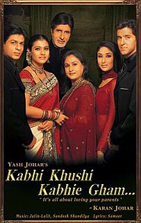 <i>Kabhi Khushi Kabhie Gham...</i> 2001 Indian film directed by Karan Johar