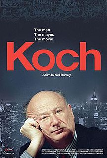 <i>Koch</i> (film) 2012 American film