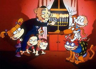 <span class="mw-page-title-main">A Rugrats Chanukah</span> 1st episode of the 4th season of Rugrats
