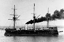 Prinz Eugen underway c. 1887 SMS Prinz Eugen NH 87046.jpg