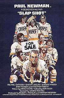 <i>Slap Shot</i> 1977 ice hockey film directed by George Roy Hill