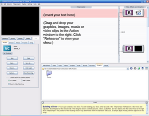 Windows XP-da ishlaydigan Adobe Visual Communicator 3
