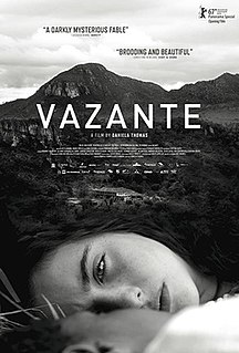 <i>Vazante</i> (film) 2017 film directed by Daniela Thomas