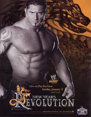 Promotional poster featuring Batista