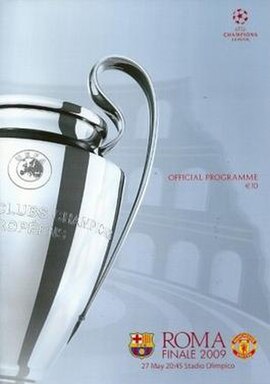 Match programme cover