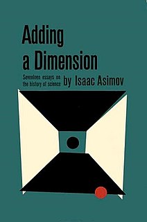 <i>Adding a Dimension</i> Book by Isaac Asimov