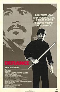 <i>Defiance</i> (1980 film) 1980 American film directed by John Flynn