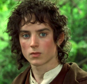 Elijah Wood as Frodo in Peter Jackson's film trilogy Elijah Wood as Frodo Baggins.png