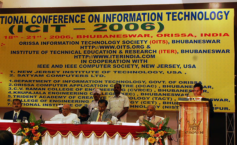 File:Saraju Mohanty Inaugurating ICIT-2006 alongwith Odisha Governor.JPG