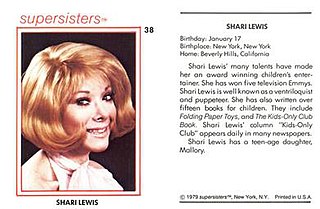 <i>Supersisters</i> American trading cards of prominent women (1979)