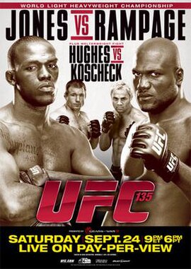 The poster for UFC 135: Jones vs. Rampage