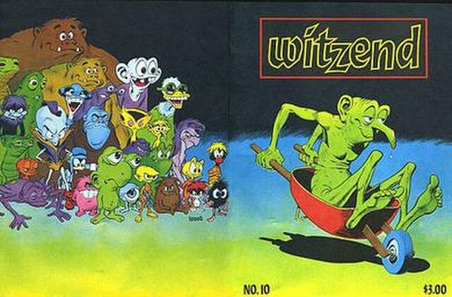 Wally Wood's cover of witzend #10 (1976).