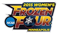 2015
La Frozen Four-emblemo de virinoj