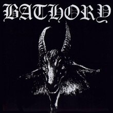 Cover of all subsequent releases of Bathory following the original pressing.