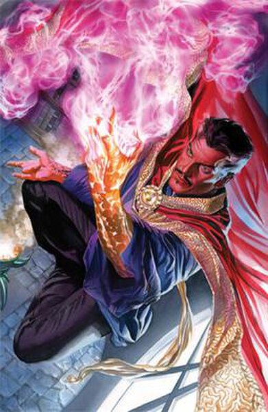 Textless cover of Doctor Strange #2 by Alex Ross (January 2016).