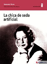 Cover of the Spanish-language edition of Keun's novel ''The Artificial Silk Girl'' showing a photo of her in the 1930s.