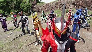 Kamen Rider Saber × Ghost, Kamen Rider Wiki