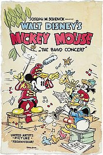 <i>The Band Concert</i> 1935 Mickey Mouse color cartoon film