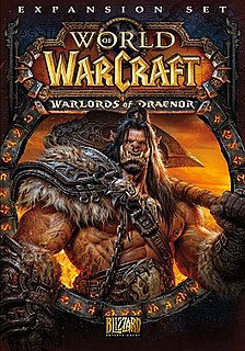 <i>World of Warcraft: Warlords of Draenor</i> 2014 expansion set for the massively multiplayer online role-playing game World of Warcraft