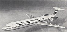 The BAC X-Eleven would have been stretched for up to 160 seats and powered by larger CFM56 or JT10D turbofans BAC X-Eleven.jpg