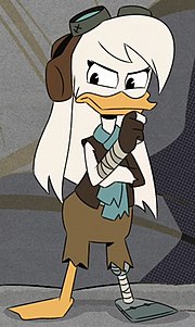 Della Duck as she appears in the DuckTales reboot.