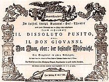 Playbill for the 1788 Vienna premiere of Don Giovanni Don Giovanni Playbill Vienna Premiere 1788.jpg