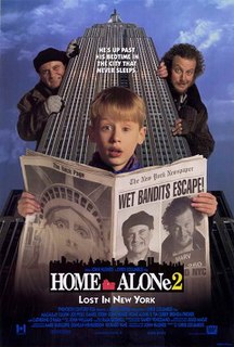 <i>Home Alone 2: Lost in New York</i> 1992 American Christmas family comedy film directed by Chris Columbus