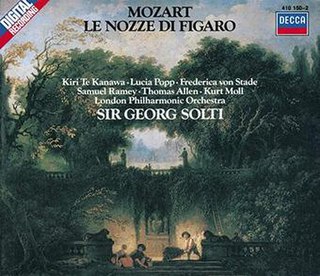 <i>Le nozze di Figaro</i> (Georg Solti recording) 1982 studio album by Georg Solti