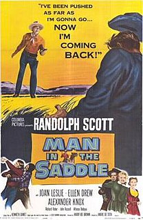 <i>Man in the Saddle</i> (1951 film) 1951 film by André de Toth