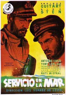 <i>Service at Sea</i> 1951 Spanish film directed by Luis Suárez de Lezo