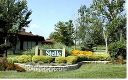 Stelle subdivision entrance sign