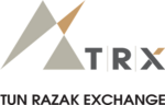 Official logo of Tun Razak Exchange Malay: Daerah pusat perniagaan Tun Razak Exchange Tamil: துன் ரசாக் எக்ஸ்சேஞ்ச்