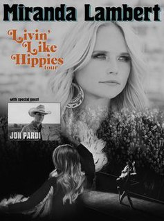 Livin Like Hippies Tour 2018 concert tour by Miranda Lambert