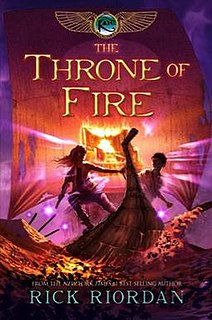 <i>The Throne of Fire</i> novel