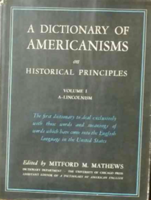 A Dictionary of Americanisms - Wikipedia