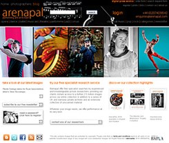 The ArenaPAL website serves as a portal to the company's primary search facility and distribution outlet Arenapalwebsitex.jpg