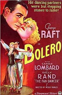 <i>Bolero</i> (1934 film) 1934 film by Wesley Ruggles