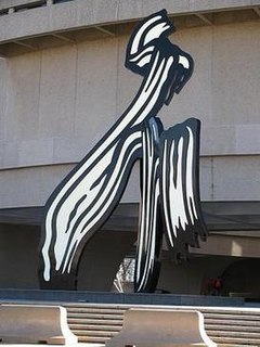 <i>Brushstroke</i> artwork by Roy Lichtenstein