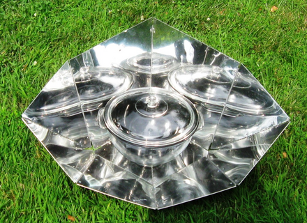 A solar cooker (HotPot brand)