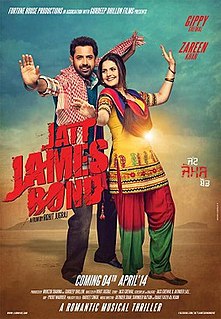 <i>Jatt James Bond</i> 2014 film directed by Rohit Jugraj Chauhan