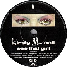 Kirsty MacColl See That Girl 1981 single cover.jpg