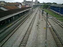 Klang station's west-bound platform Klang Station Side Platform.JPG