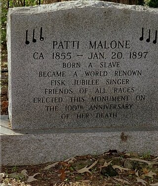 <span class="mw-page-title-main">Patti J. Malone</span> American singer