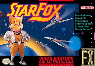 <i>Star Fox</i> (1993 video game) Rail shooter game published by Nintendo