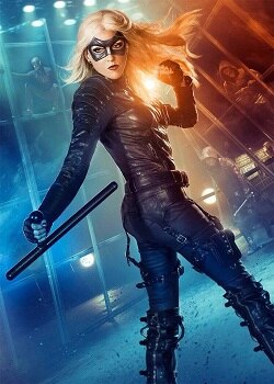 Katie Cassidy as Earth-1 Laurel Lance / Black Canary in Arrow season 3