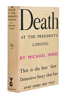 <i>Death at the Presidents Lodging</i> 1936 novel