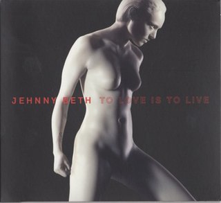 <i>To Love Is to Live</i> 2020 studio album by Jehnny Beth